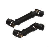 Jotekonoby Eje de transmisión central delantero y trasero para coche TRX-4M Bronco 1/18 RC, paquete de 2 piezas de actualización de acero endurecido 45 compatibles con vehículos todoterreno Traxxas