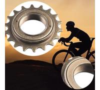 Jotekonoby Eléctrico para bicicleta 12t/14t/16t/18t casete de acero compatible con bicicletas Singlespeed Fixie Piñón de rueda libre de una sola velocidad para bicicleta y (16T)