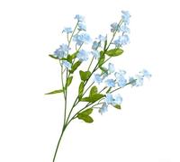 Jotekonoby Elegante artificial Forget-Me-Nots: embellece sin esfuerzo la decoración de tu hogar (azul)