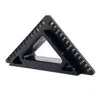 Jotekonoby Escribe de carcasa de puerta con ajustes de desplazamiento de 3/16 pulgadas y 1/4 pulgadas y espaciador de lengüeta de 1/8 pulgadas para resultados repetibles de diseño de molduras (negro)