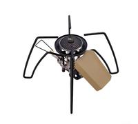 Jotekonoby Estufa de camping plegable, quemador de gas portátil, calentador de picnic al aire libre, estufa de senderismo ligera, equipo de cocina para mochileros, horno de butano compacto, viaje