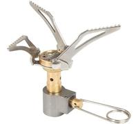 Jotekonoby Estufa de camping portátil, Estufa de bolsillo para senderismo, Horno de aleación al aire libre, Quemador de cobre compacto, Viaje, Quemador ligero de mochilero, Cocina de mini gas