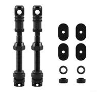 Jotekonoby Extensor de válvula Presta de aleación, paquete de 2 para | Para bicicleta de montaña; aleación, paquete de 2; para uso en bicicleta de montaña