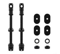 Jotekonoby Extensor de válvula Presta de aleación, paquete de 2 para | Para bicicleta de montaña; aleación, paquete de 2; para uso en bicicleta de montaña