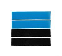 Jotekonoby Filtro de aire acondicionado de algodón de repuesto para Mitsubishi Electric MAC-2330FT-E MAC-3000FT-E filtros azul negro paquete de 4