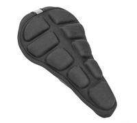 Jotekonoby Funda para sillín de bicicleta de montaña, asiento grueso de gel EVA para paseos cómodos y largos, diseño antideslizante transpirable, 26 x 16 cm, color negro