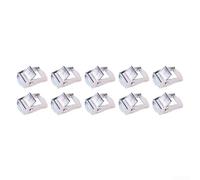 Jotekonoby Hebilla de aleación de zinc de 20 mm/25 mm, correa de amarre resistente con trinquete y cierre de nudillos para carga, equipaje, caja de herramientas, correa tensora fija (20 mm)