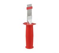 Jotekonoby Herramienta de limpieza de peine de aletas de aire acondicionado de acero inoxidable para bobinas de condensador de CA con mango de goma antideslizante, diseño de alambre de doble capa