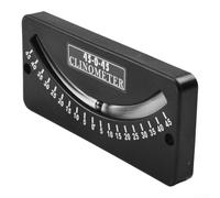 Jotekonoby Inclinómetro compacto para seguridad en avalanchas y uso en senderos de senderismo, medidor de pendiente portátil con medición de ángulo 25-0-25/45-0-45, herramienta de navegación al aire