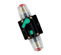 Jotekonoby Interruptor de circuito CC impermeable 10A-100A Amp 12V-48V botón de reinicio manual para protección eléctrica automotriz, marina, barco (10A)