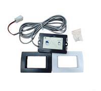 Jotekonoby Interruptor de montaje en pared para inodoro Thetford RV para Silence Plus, pieza de repuesto directo 36387, panel de control de botón de encendido y apagado para inodoro Tecma