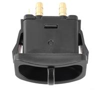 Jotekonoby Interruptor de válvula de paleta manual eléctrico para control de bomba de aire de asiento de camión, compatible con sistemas de suspensión neumática de motocicleta, plástico con montaje de