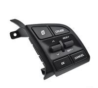 Jotekonoby Interruptor remoto de control de crucero para volante para Tucson 2015 2016 2017 2018 2019, reemplazo directo para OEM 96720-D3200-4X, color negro