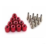 Jotekonoby Juego de 10 agujas de aceite de freno para frenos de disco hidráulicos Stealthamajig, acero inoxidable + accesorio de aleación de aluminio con llave opcional, Compat (sin llave)