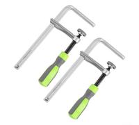 Jotekonoby Juego de 2 abrazaderas de cola de milano de 200 x 60 mm, abrazaderas de riel en T para fijación de ranura de escritorio, con barra de acero de alto carbono, fuerza de 550 libras