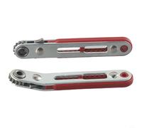 Jotekonoby Juego de 2 mini llaves de trinquete con accionamiento de 1/4 pulgadas, codo de desplazamiento de 90 grados y mango de destornillador de cabeza recta para espacios reducidos, inversores de