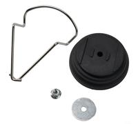 Jotekonoby Juego de 3 accesorios para cortadora de césped, con cubierta de plástico, tuerca de junta protectora, para herramientas eléctricas de jardín, accesorio cortador de cepillo de césped (negro)