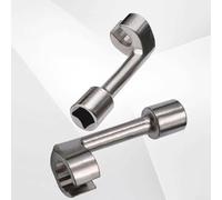 Jotekonoby Juego de 6 llaves de tubo de 1/2 unidad para tubos y accesorios de tubería de 12, 14, 16, 17, 18, 19 mm, herramientas de llave de extremo abierto con caja de almacenamiento