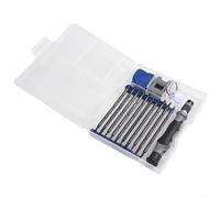 Jotekonoby Juego de destornilladores 24 en 1 con 24 puntas intercambiables para reparación de teléfonos móviles, electrónica y mantenimiento de pequeños electrodomésticos, mango ergonómico de goma