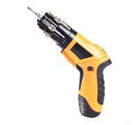 Jotekonoby Juego de destornilladores eléctricos inalámbricos con luz, mini taladro recargable de 3.6 V con portabrocas de 6.35 mm, par de torsión de 3.5 Nm para carpintería y reparación de