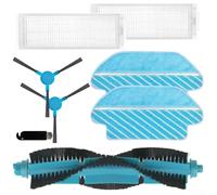 Jotekonoby Juego de filtros de cepillo lateral de repuesto para Cecotec, para Conga Series 3290 3390 3490 3590 3690 3790 3890 para Elite 4090 4690 5090