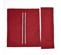 Jotekonoby Juego de fundas de repuesto de lona para sillas de directores, fundas traseras de asiento de patio de jardín, para sillas plegables, varios colores disponibles, 48 x 38 cm, 16 x 52 cm (rojo