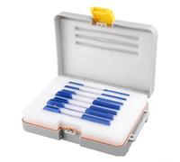 Jotekonoby Juego de medidores de altura de aluminio con 7 bloques de configuración para mesa de enrutador de precisión y ajuste de profundidad de hoja de sierra de mesa