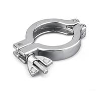 Jotekonoby KF16 KF50 - Abrazadera de vacío de aleación de aluminio con soporte y anillo de goma para aplicaciones de sellado de sistemas de vacío industriales (KF25)