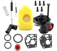 Jotekonoby Kit de mantenimiento de carburador para cortacésped con filtro 698369 resorte 691859 para modelos 497619, 499809, 498809, 498809A, 494406