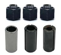 Jotekonoby Kit de repuesto de pinza de enrutador, juego de pinzas y tuercas para enrutadores DW621 DW616 DW618 DW6214, incluye pinzas de 1/4, 1/2, 12 mm y mangas adaptadoras