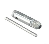 Jotekonoby Llave de trinquete con mango en T ajustable y 5 grifos métricos para roscar, escariar y extraer (juego de 7 piezas)