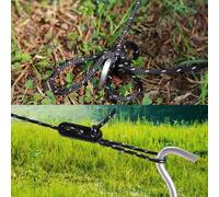 Jotekonoby Lona impermeable de camuflaje para camping, playa, toldo al aire libre, refugio de lluvia portátil ligero con estacas para el suelo y bolsa de almacenamiento, 300 x 300 cm (negro)