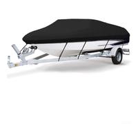 Jotekonoby Lona para barco de pesca, cubierta de barco de casco en V, protección para lanchas de bajo, lona impermeable para exteriores, hoja marina remolcable, protector de lluvia y sol, estilo