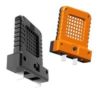 Jotekonoby Luz LED para baterías de litio de 20 V y 21 V, luz de trabajo de alta salida de 14 W con enchufe ajustable, linterna compacta de bolsillo para herramientas eléctricas (paquete de 2) (negro