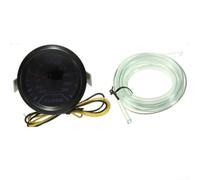 Jotekonoby Medidor de presión turbo de 52 mm para rango de 35 psi con indicador ahumado, iluminado LED y lente de tinte ahumado - Incluye kit de instalación para ajuste