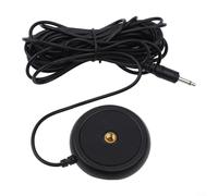 Jotekonoby Micrófono de escritorio de 3,5 mm, micrófono de medición de calibración de audio, para sistemas de cine en casa, receptores AVR, conferencias de computadoras portátiles, color negro
