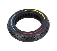 Jotekonoby Neumático sólido de 10 pulgadas de 10 x 2.125 pulgadas para patinete eléctrico Ninebot F20/F25/F30/F40, neumático de goma no inflable a prueba de pinchazos, repuesto duradero todoterreno