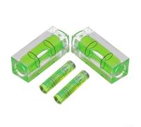 Jotekonoby Nivel de burbuja magnético cuadrado y redondo de 40 mm, nivel pequeño para electrodomésticos, RV, muebles, trípodes de cámara, herramienta de nivelación tubular para el hogar y