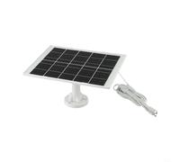 Jotekonoby Panel solar de 9 W 5 V para cámara de seguridad con cable de carga 3 en 1 tipo C, USB CC, resistente a la intemperie, IP66, fuente de alimentación monocristalina para exteriores