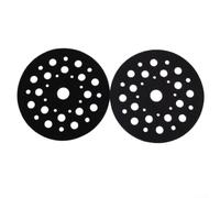 Jotekonoby Paquete de 2 almohadillas amortiguadoras de 5 pulgadas, protector de disco de lijado con gancho y bucle, alfombrilla protectora para herramientas eléctricas, superficies y máquinas de
