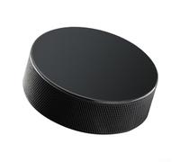Jotekonoby Paquete de 2 discos de goma para hockey sobre hielo, para entrenamiento de práctica en el suelo, uso en interiores en alfombras y suelos duros, aproximadamente 7,5 x 7,5 x 2,5 cm, 167 g