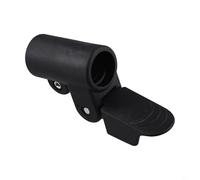 Jotekonoby Paquete de 4 abrazaderas de plástico ABS negro para postes de 22 a 25 mm, clips de fijación para toldo, caravana, toldo, anexo, camping, equipo al aire libre