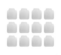 Jotekonoby Paquete de 50 clips de plástico blanco para guardabarros de coche, clips de empuje para parachoques y faldón lateral, tamaño de agujero de 8 mm x 8,5 mm, longitud del tallo de 13 mm
