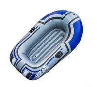 Jotekonoby Para kayak, lancha inflable de 35 mil, costuras de PVC, deportes compatibles con doble capa, a prueba de fugas, patrón estable para uso de agua en ríos y lagos (barco individual)