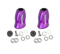 Jotekonoby Perilla de repuesto para carrete Daiwa Slp Works Tatula Zillion Fuego Spinner Bait Fishing Reel Handle con junta de rodamiento tornillo S (morado)