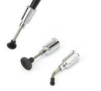 Jotekonoby Pluma de succión al vacío para componentes, herramienta de extracción IC con portabrocas antiestático, accesorio de estación de soldadura segura ESD de mano con 3 puntas