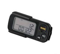 Jotekonoby Podómetro digital contador de pasos con clip de cintura para caminar, correr, seguimiento de pasos diarios, distancia, calorías, tiempo con 30 días de memoria