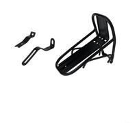 Jotekonoby Portabicicletas delantero para electricidad. Portaequipajes de aleación de aluminio con agujeros antideslizantes para tornillos y soporte triangular, compatible con disco B (estante