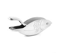 Jotekonoby Prensa manual de cítricos en forma de pescado Exprimidor de limón de acero inoxidable Exprimidor de naranja Herramienta de prensa de mano de cocina para naranja limón lima (1 unidad)