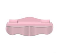 Jotekonoby Protector de salpicaduras de silicona para la prevención de derrames de agua con ventosas fuertes, organizador de bandeja lateral de bañera con estante de almacenamiento, color rosa